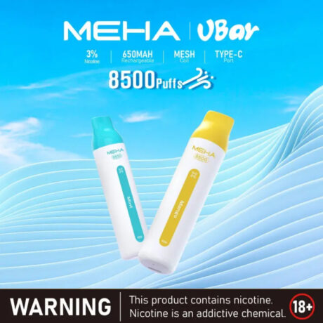 MEHA 魅嗨 8500口 一次性電子煙|UBar 8500、MESH 霧化芯、Type-C 快充-台灣現貨 1 MEHA 魅嗨 8500口 一次性電子煙